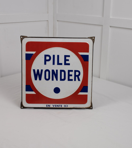 Letrero PILE WONDER