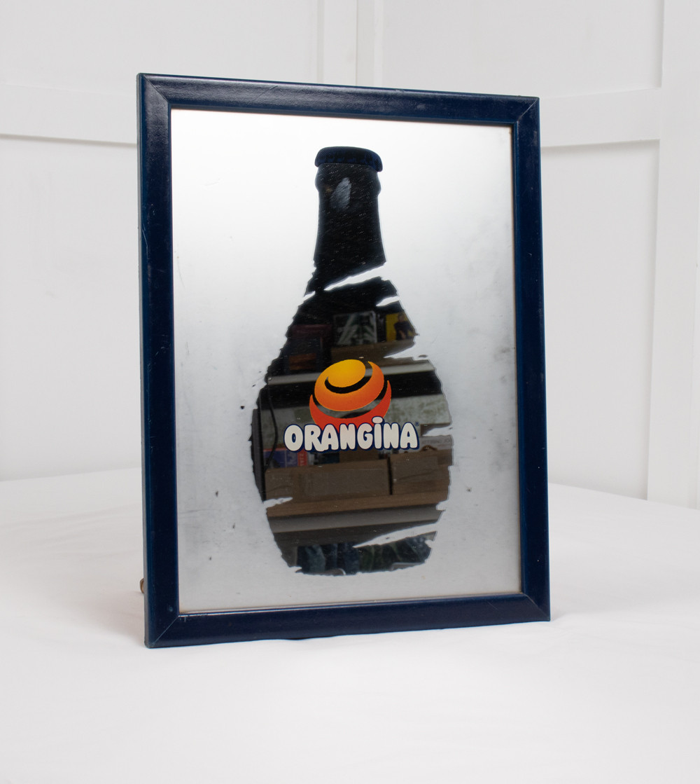 Miroir publicitaire ORANGINA