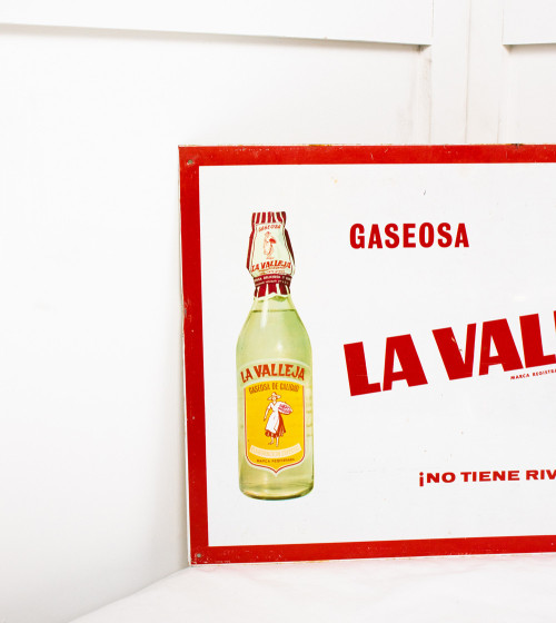 Placa metàl·lica LA VALLEJA