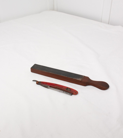 Navalla d'afeitar LASSERRE marró amb capsa