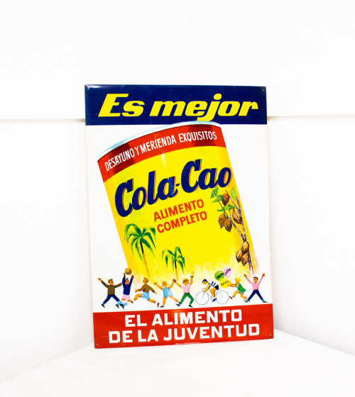 Placa metálica COLA-CAO