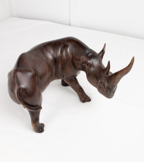 Wooden rhinoceros