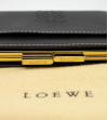 LOEWE black leather wallet with box