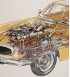 Cartel VOLVO coche 1800 ES