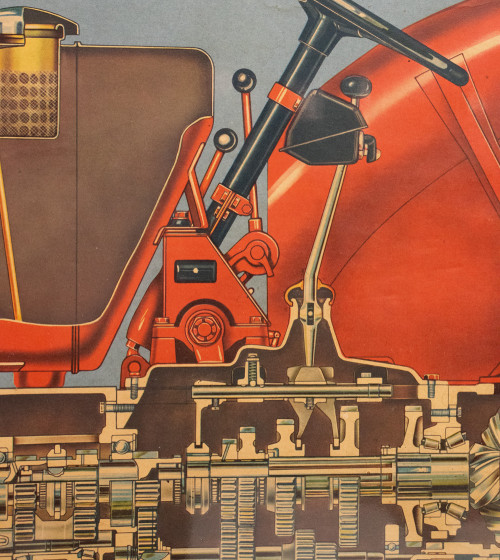 VOLVO BM-350 tractor poster