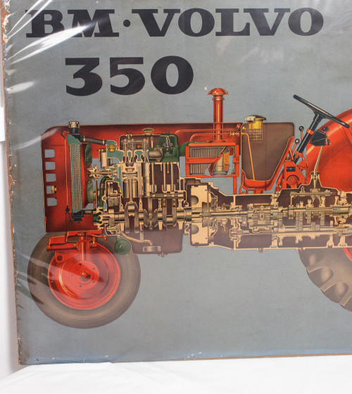 Cartell tractor VOLVO BM-350