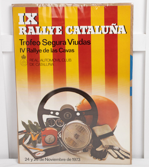 Affiche rallye de Catalogne de 1973