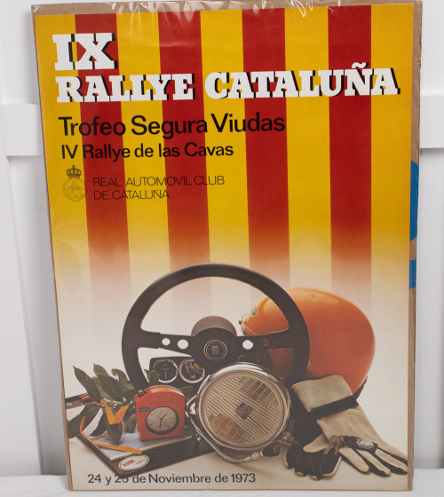 Cartell ral·li de Catalunya 1973