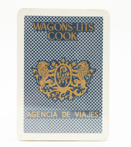 Lot de dos baralla de cartes WAGONS-LITS COOK