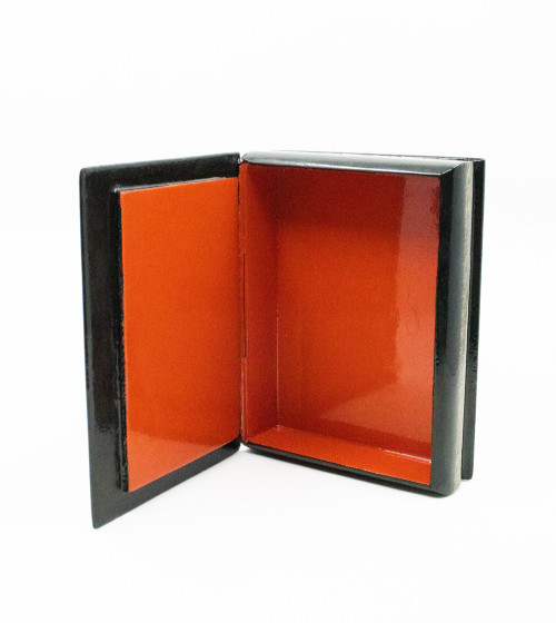Russian lacquered wooden box