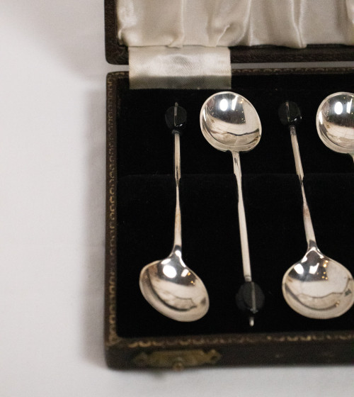 Ensemble de cuillères à café (plaquées argent)