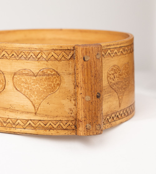 Molde de madera para queso