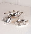 Eduardian stove, 1910, silver-plated