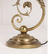 Modernist table lamp with floral motifs