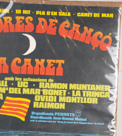 Cartell sis hores de Cançó a Canet, CESC