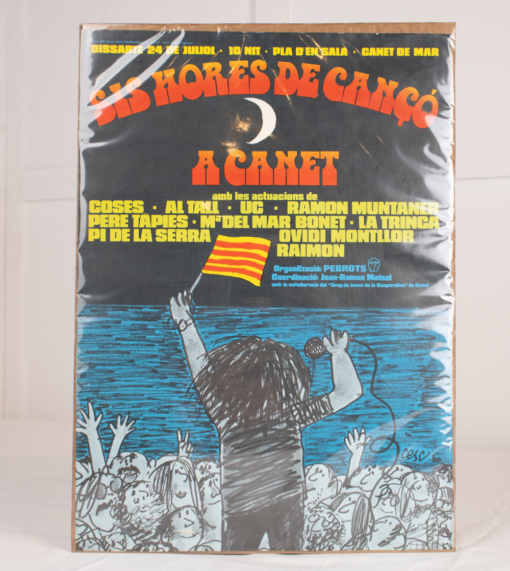 Cartell sis hores de Cançó a Canet, CESC