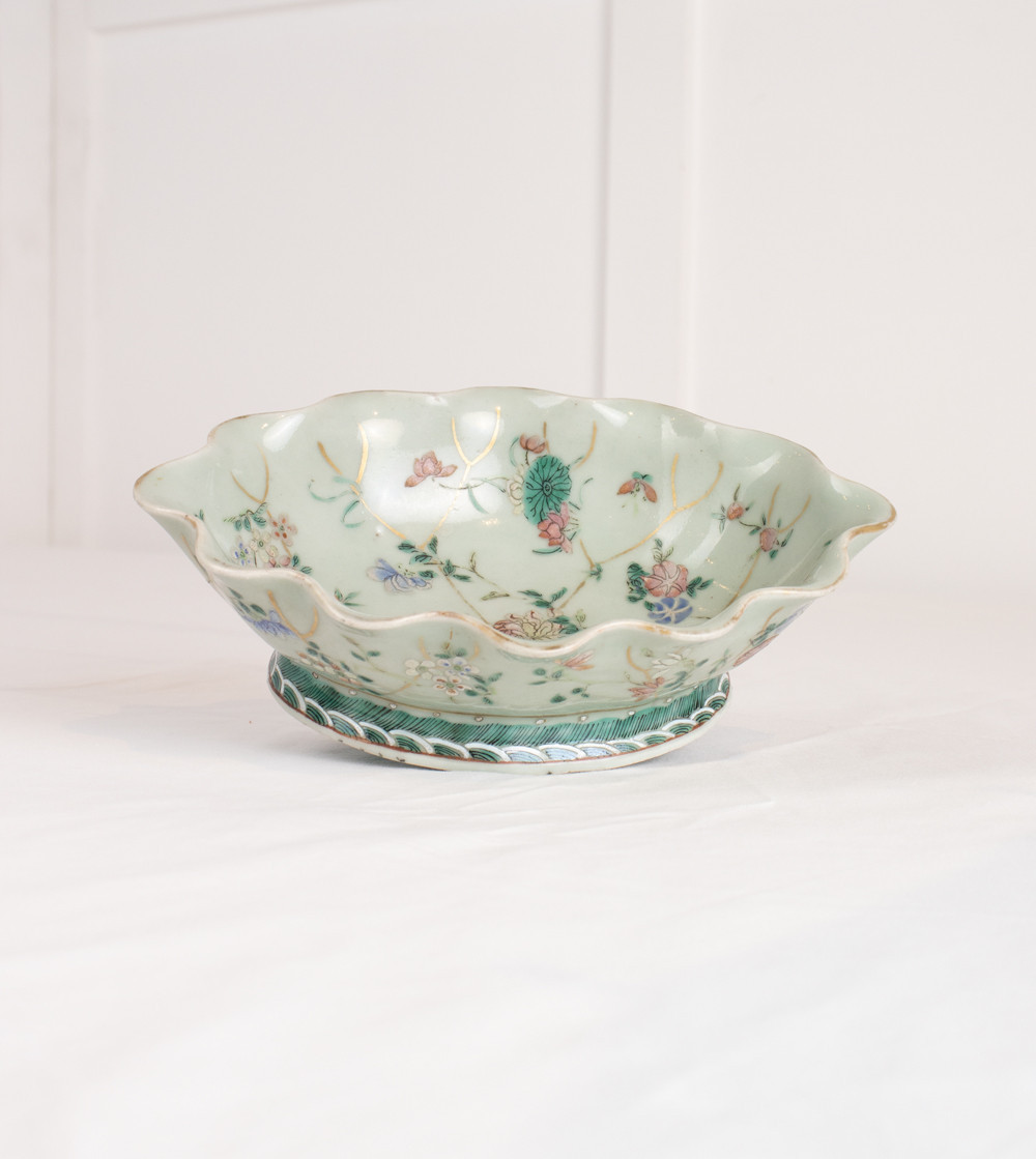 Antic celadon xines (22.5 x 16.5 x 7cm.)
