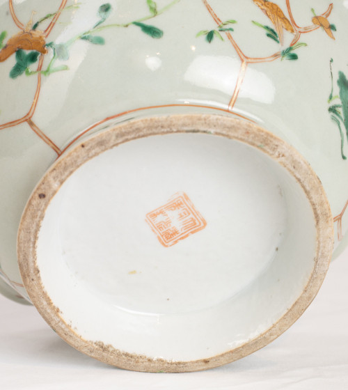 Antic celadon xines (21 cm Ø)