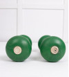 Haltères 4,5kg verts