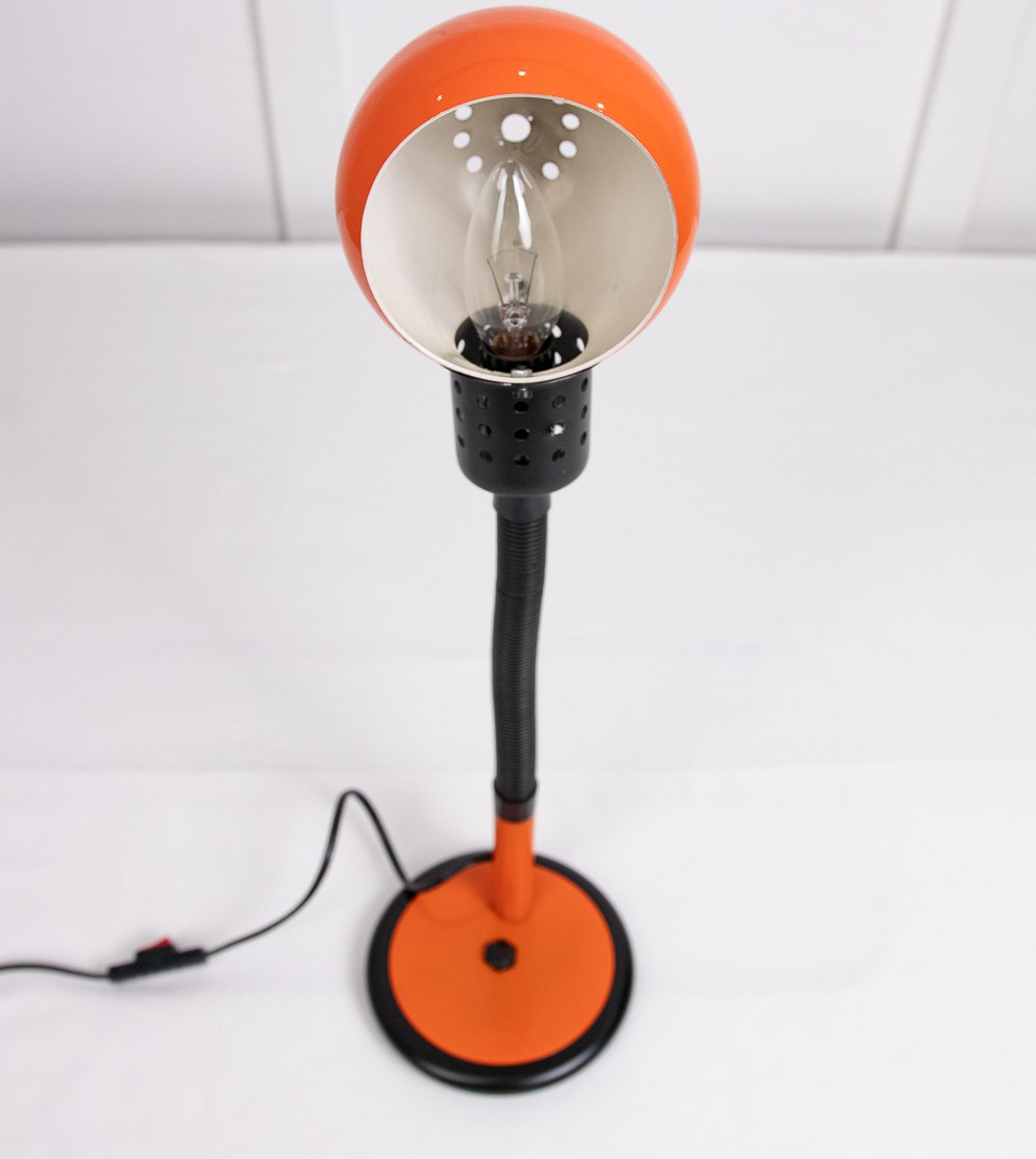 Lampe de table orange