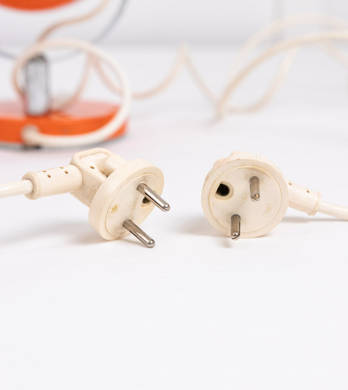 Ensemble de lampes oranges