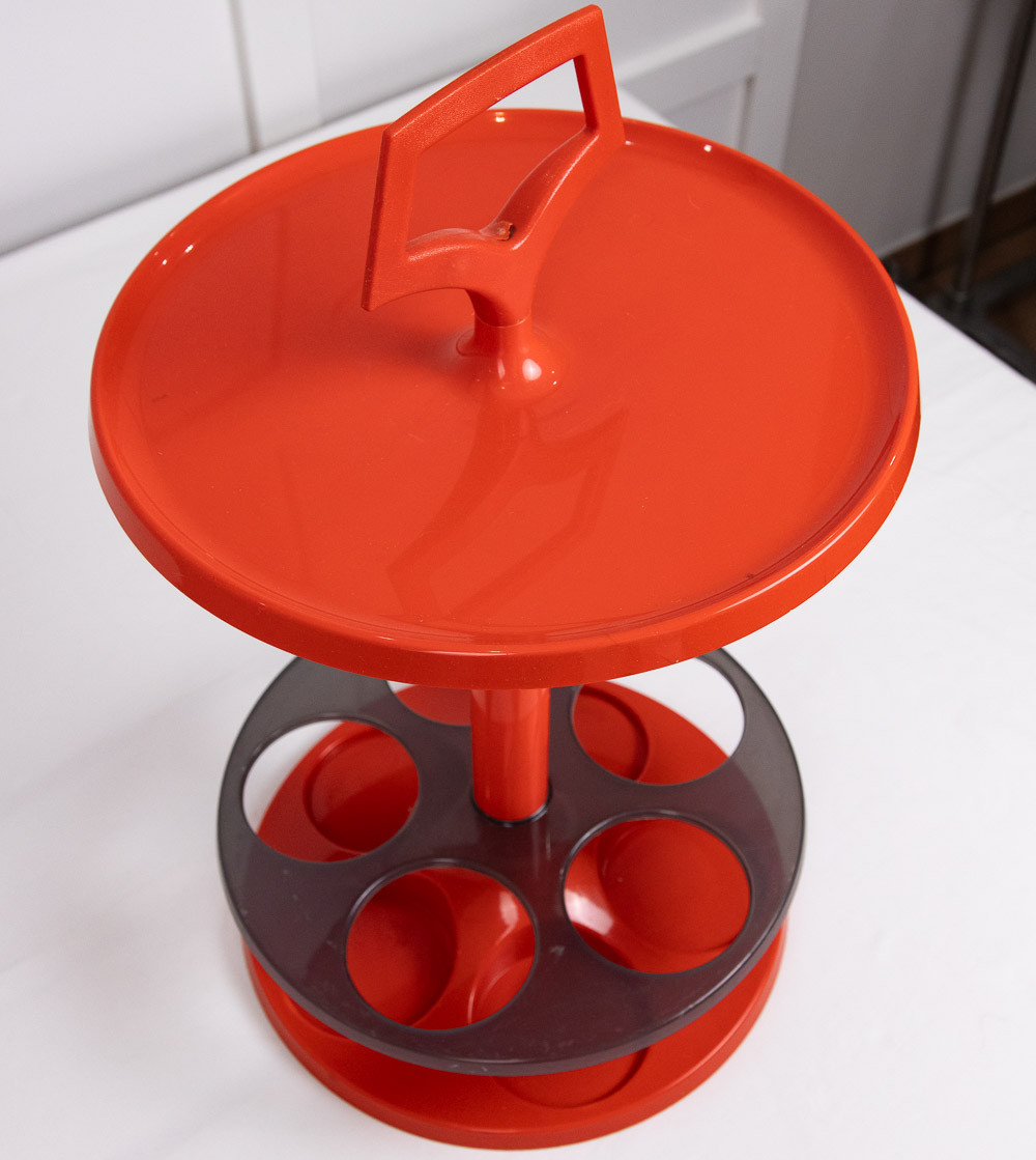 Porte-bouteille des années 70