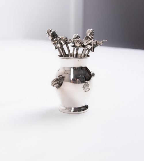 Porte pics en argent