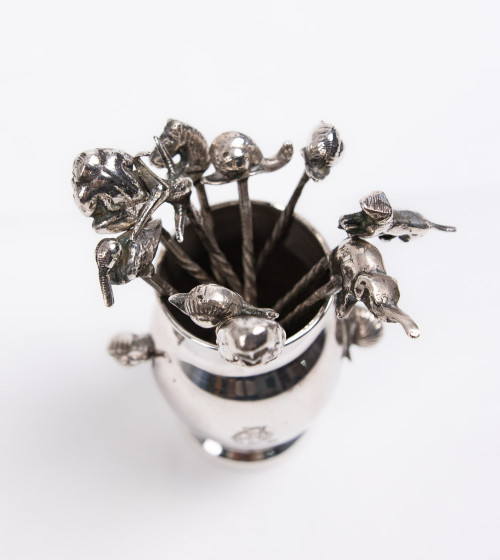 Porte pics en argent