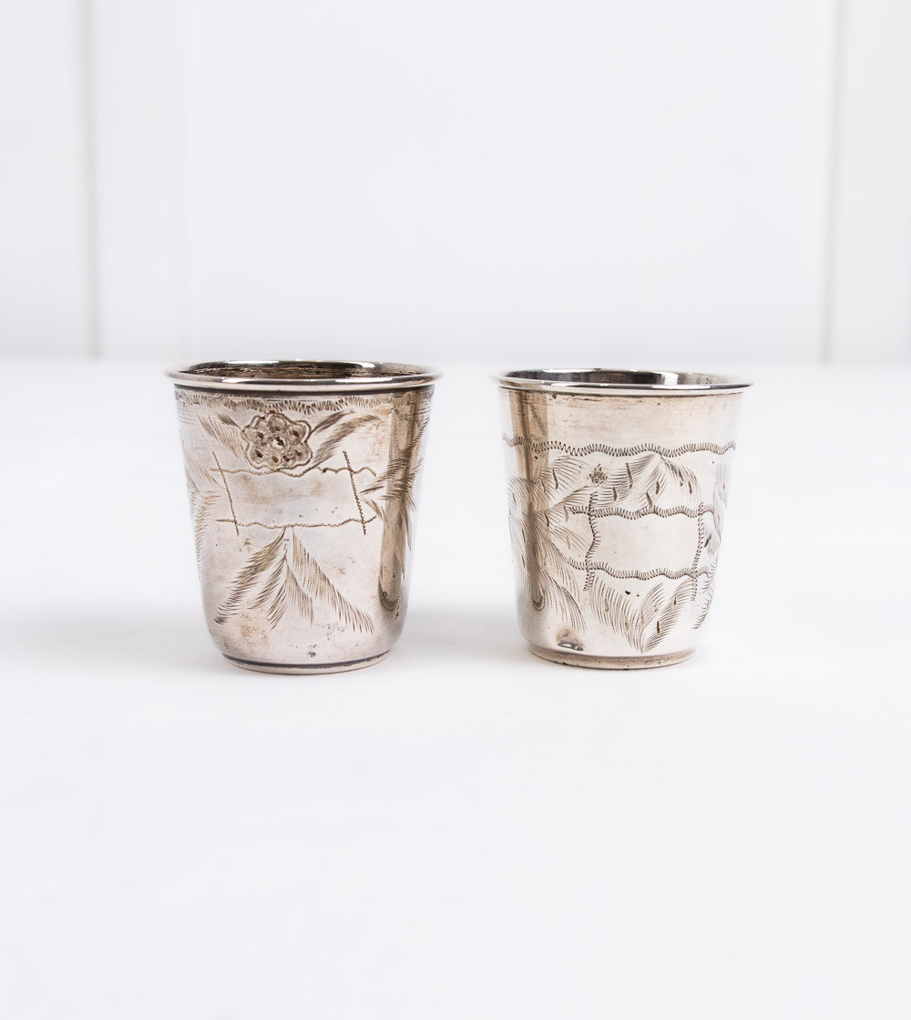 Gobelets argent (2 unités)