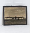 Foto de gran format d'un avió LANCASTER enlairant